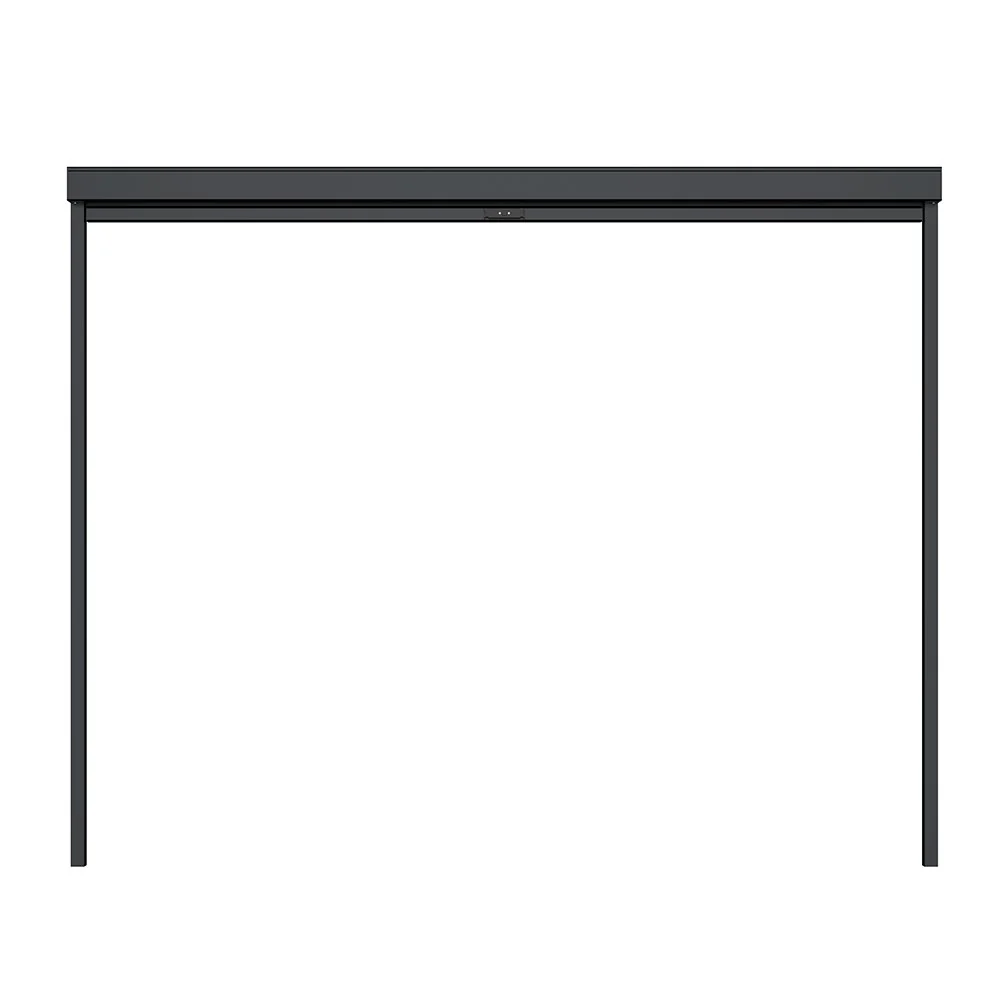 Single Charcoal Pulldown Side Shade for 3x4m Deluxe Pergola - Image 9