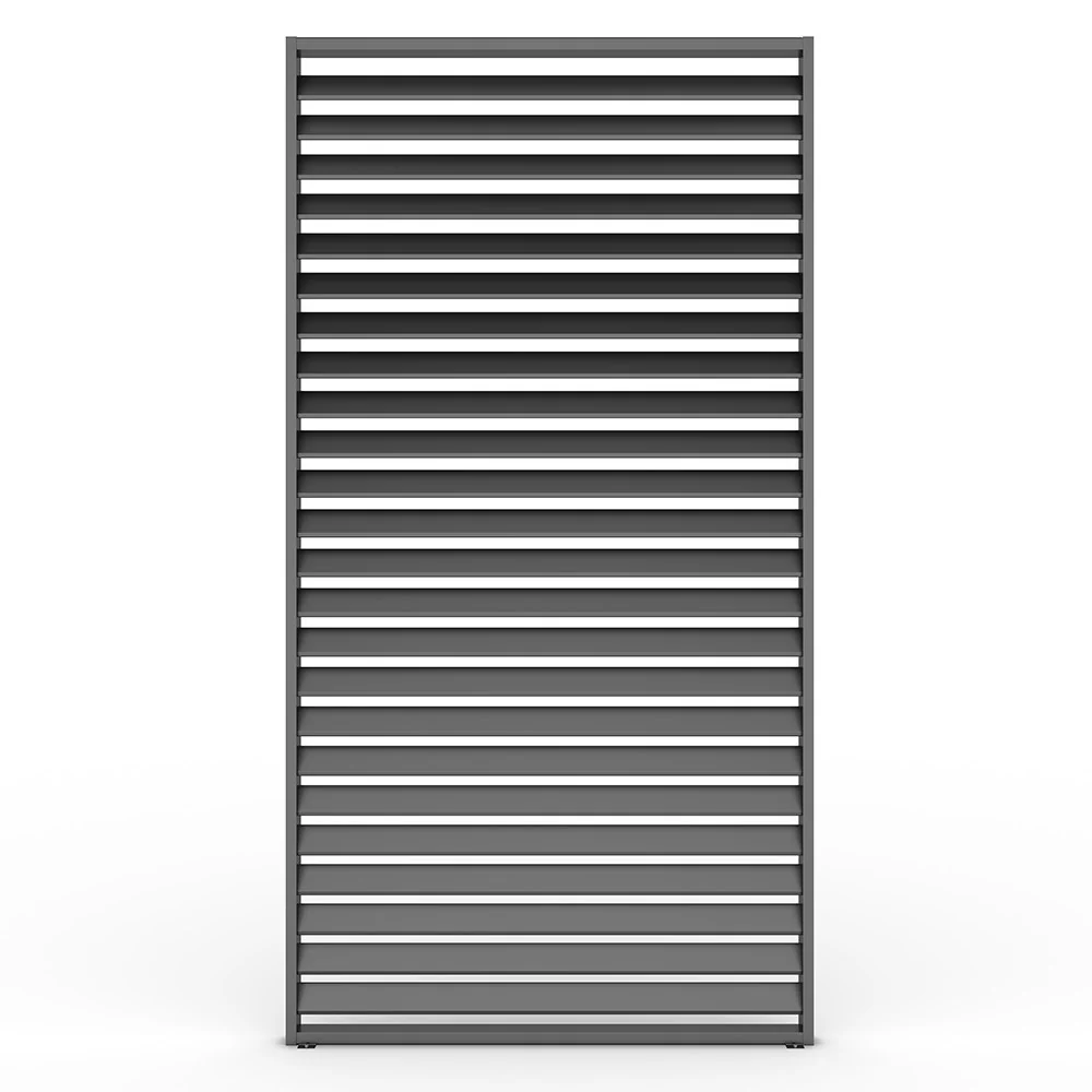 Single Pergola Fixed Louvre Wall Panel For 4m Side By Primrose Living - Image 4