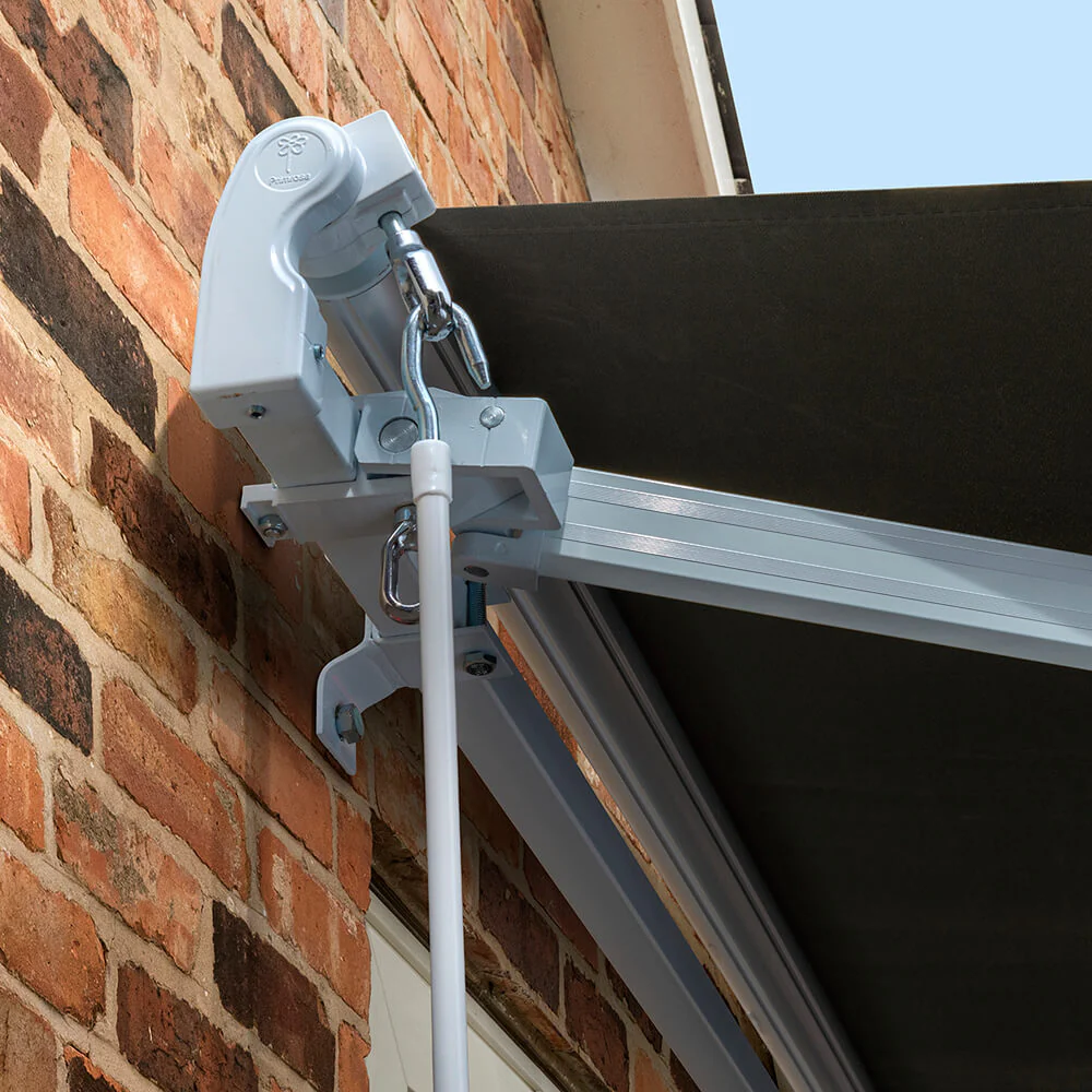 5m Standard Manual Awning, Charcoal - Image 6