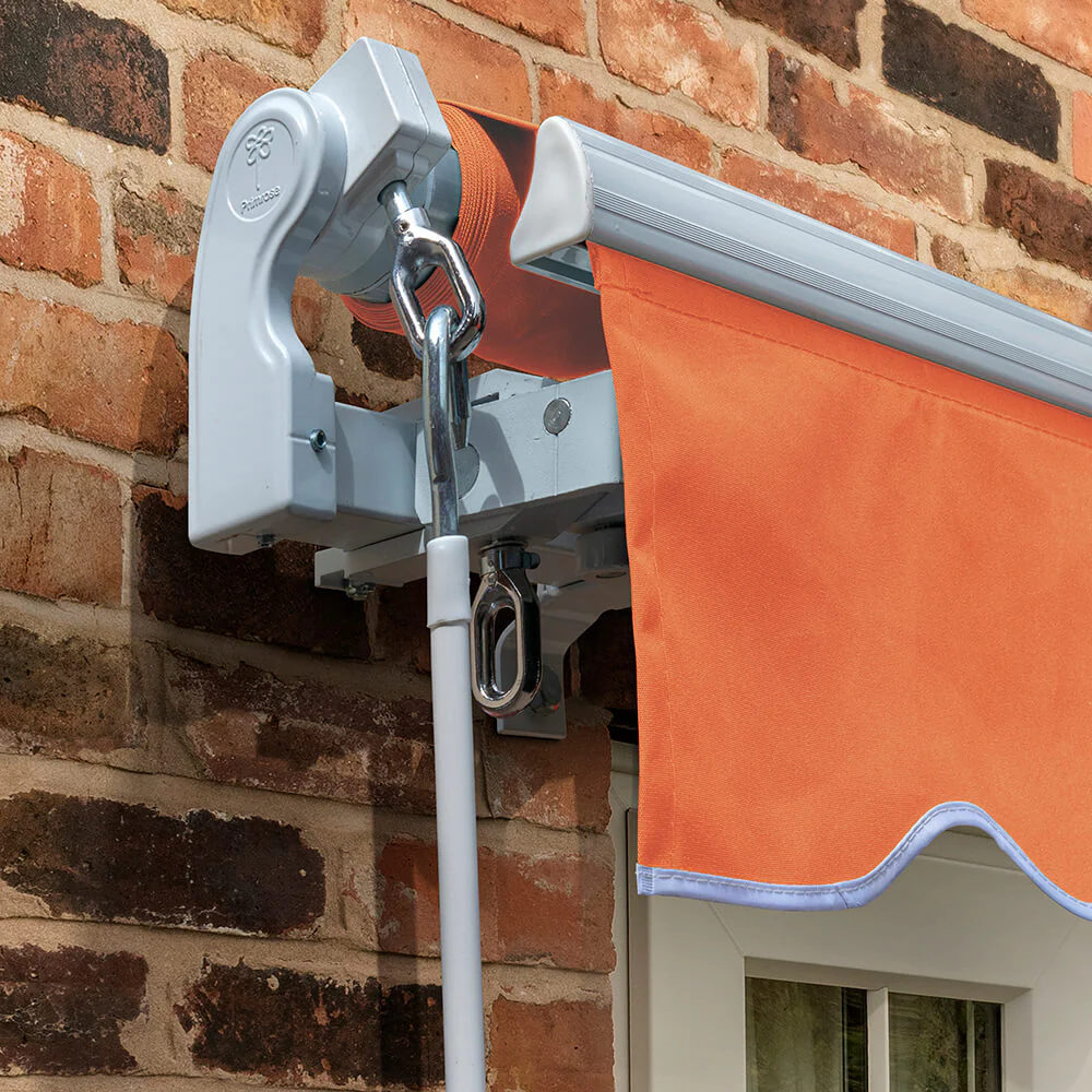 5m Standard Manual Awning, Terracotta - Image 2