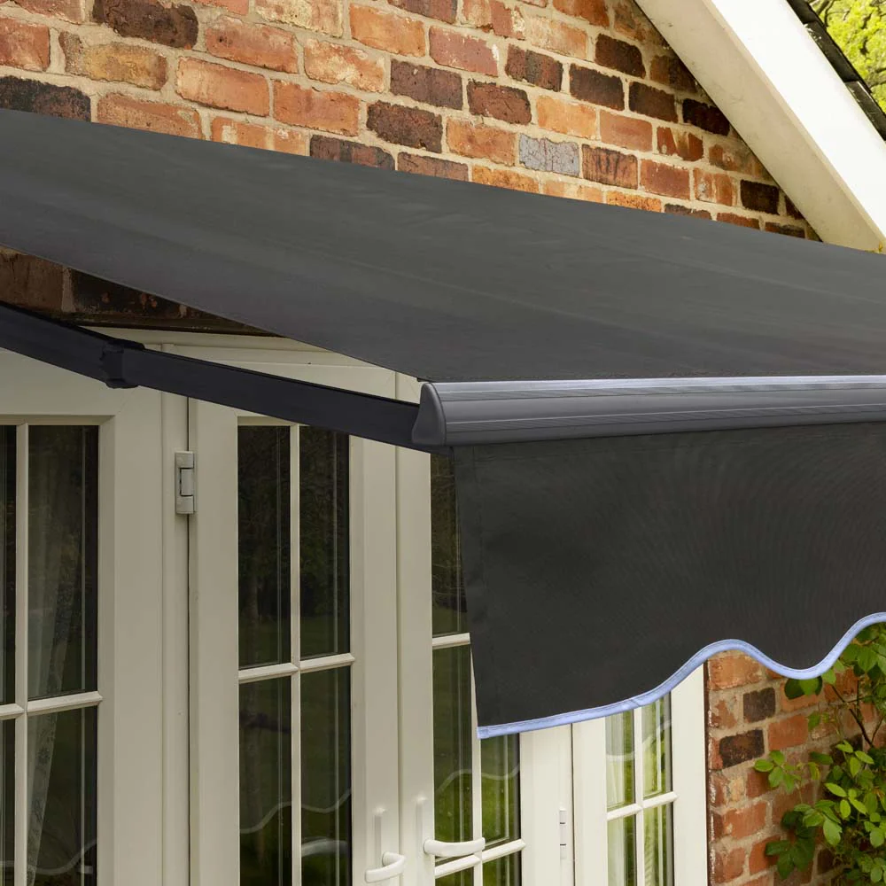 3m Standard Manual Charcoal Awning (Charcoal Cassette) - Image 5