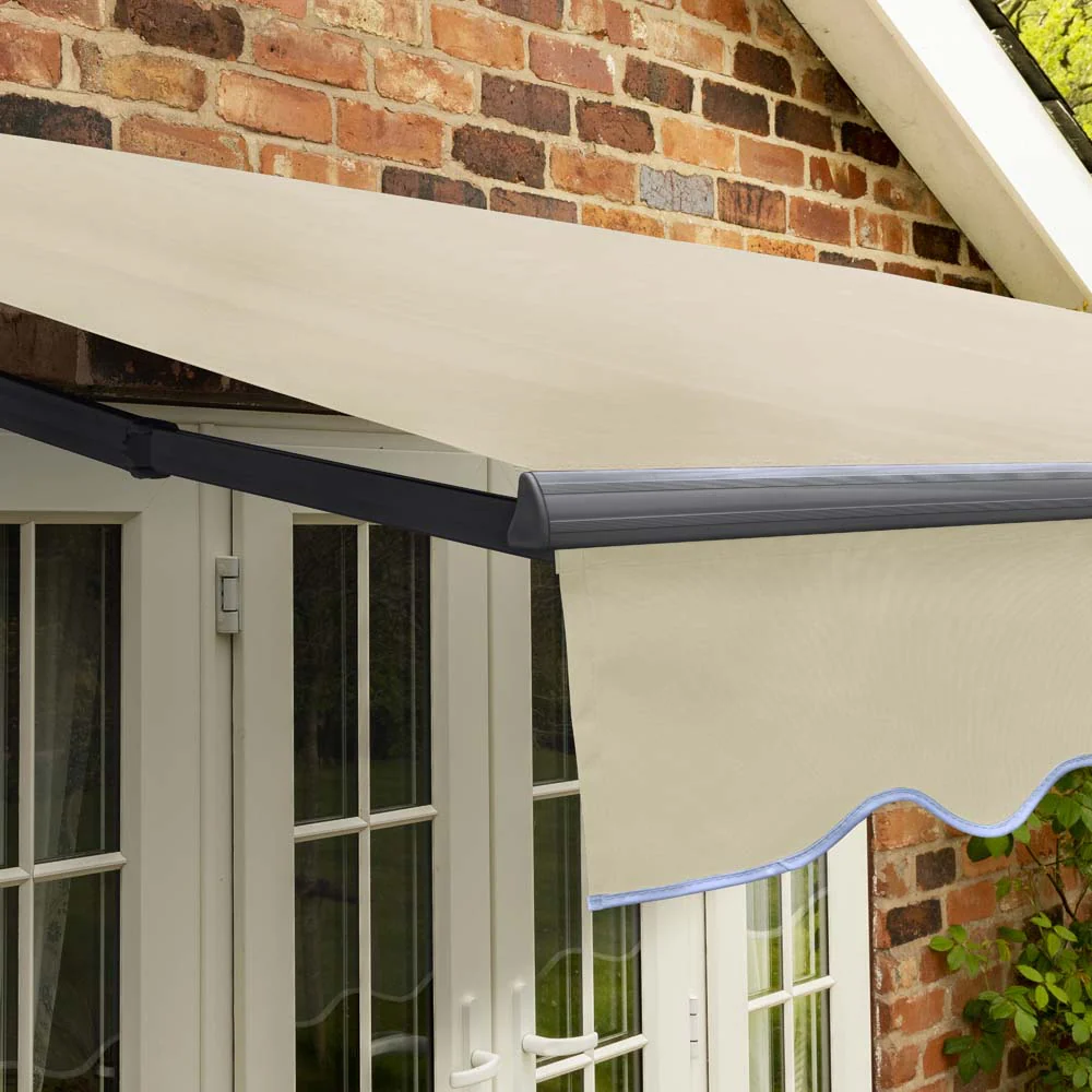 3m Standard Manual Ivory Awning (Charcoal Cassette) - Image 5