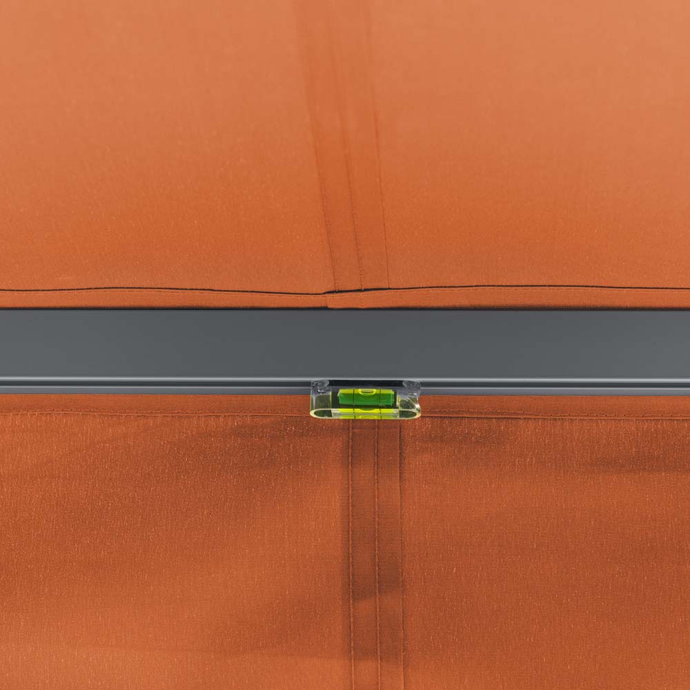 4m Standard Manual Terracotta Awning (Charcoal Cassette) - Image 7