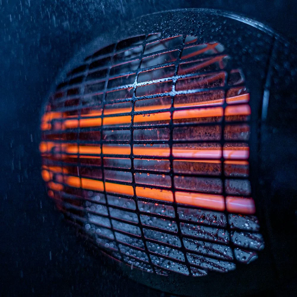 Wall Mounted Quartz Bulb Electric Heater in Black | Heatlab® - Image 5